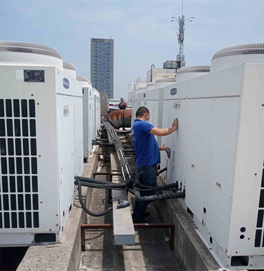 雅江中央空调制热和不制冷系统维修方法